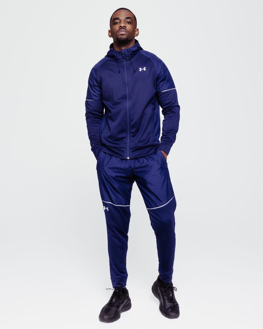 Under Armour Running® Fleece Storm Kapuzenjacke - Blau